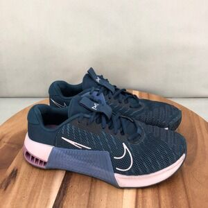 Nike Metcon 7 Womens Size 8 Training Shoes Blue Pink Gym Workout Fitness